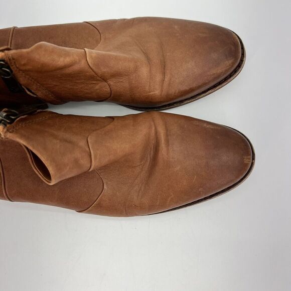 Patricia Nash Womens Carla Leather Closed Toe Ankle, Tan Leather Size 7 - Picture 2 of 6